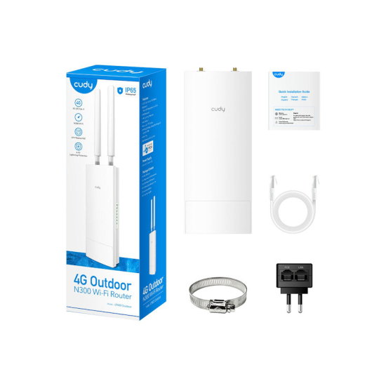 Router CUDY LT400 Outdoor_EU 1x LAN/WAN SIM 4G LTE Wi-Fi4 MESH zewnętrzny